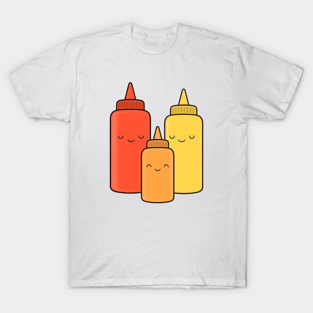 Ketchup Mustard Baby T-Shirt by kimvervuurt